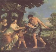Romulus and Remus Brought Back by Faustulus (mk05) Pietro da Cortona